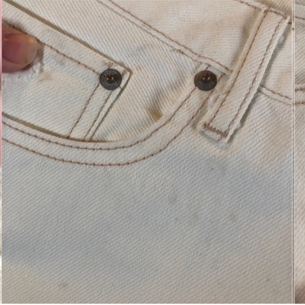 House of Harlow 1960 Cream Bermudas Frayed Hem - Picture 7 of 9